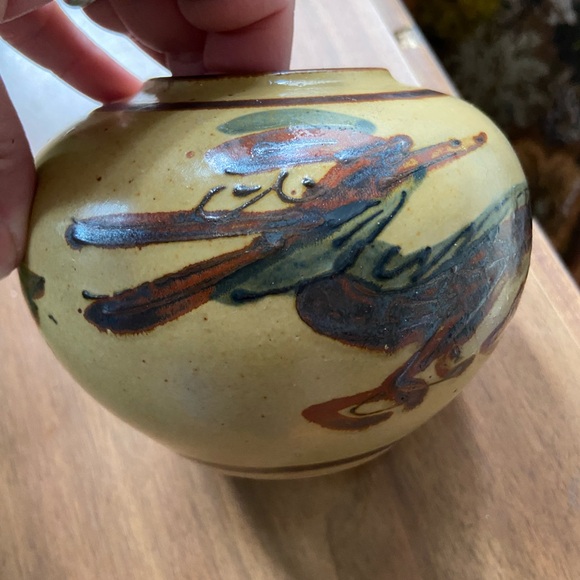 Mid Century Road Runner Dragon Vase - Picture 5 of 5